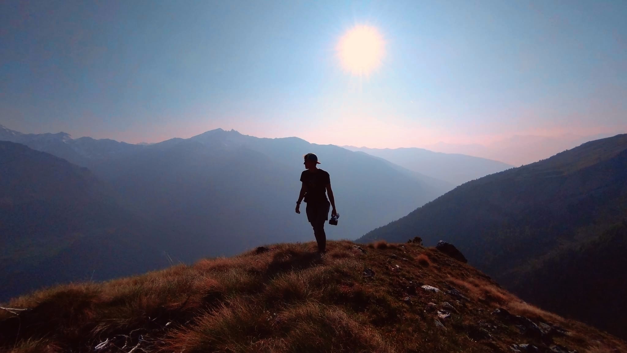 Frederik Miller in der Landschaft